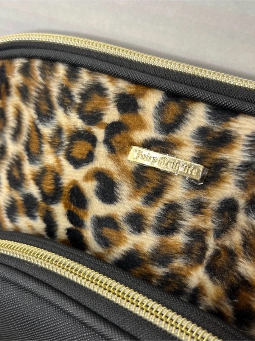 Juicy Couture Leopard, Black & Red Cosmetic Bag Trio *NEW w/ tags - Picture 6 of 8